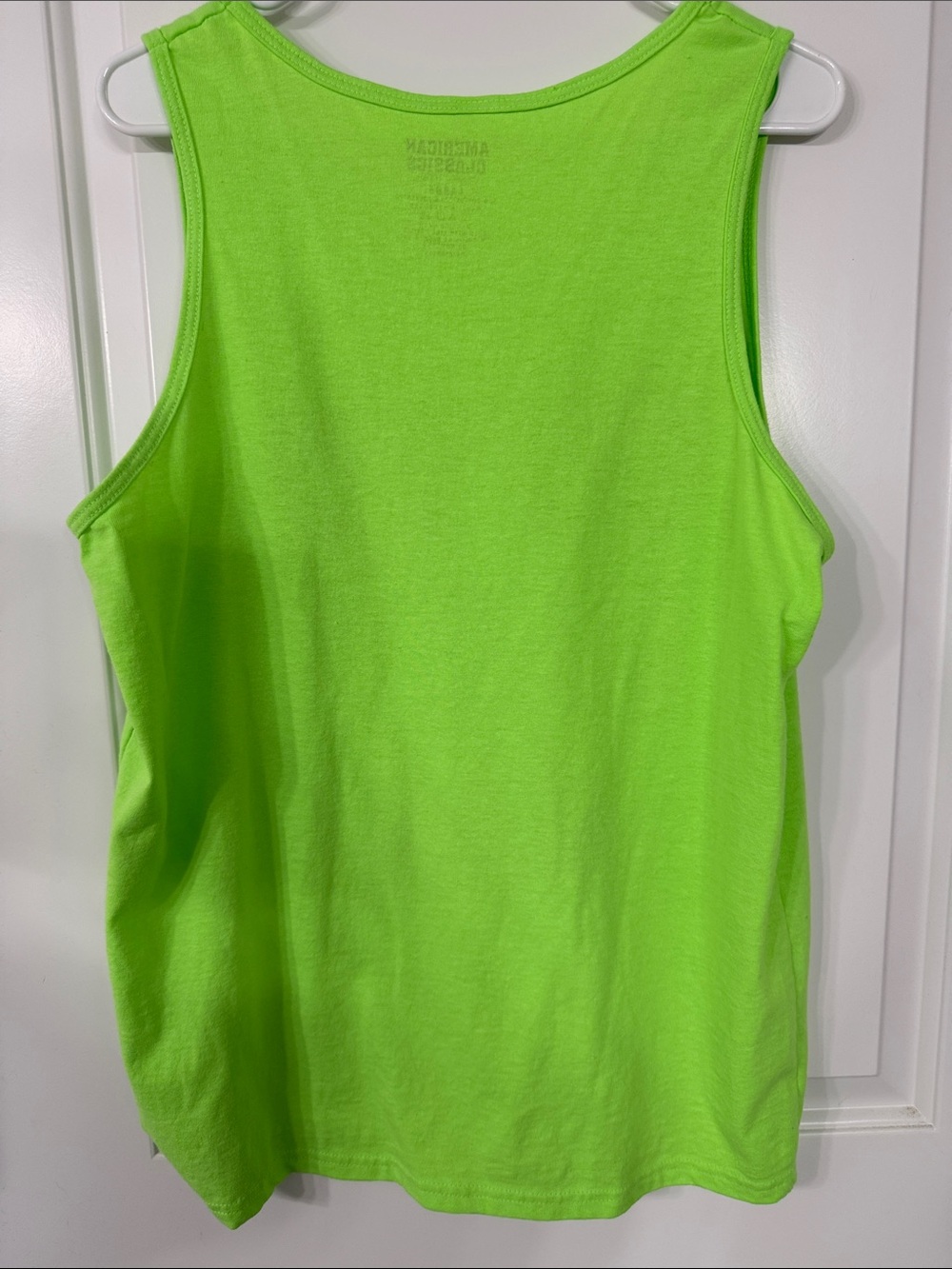 American Classics Neon Green 'Macho Man' Graphic Tank - Picture 6 of 6